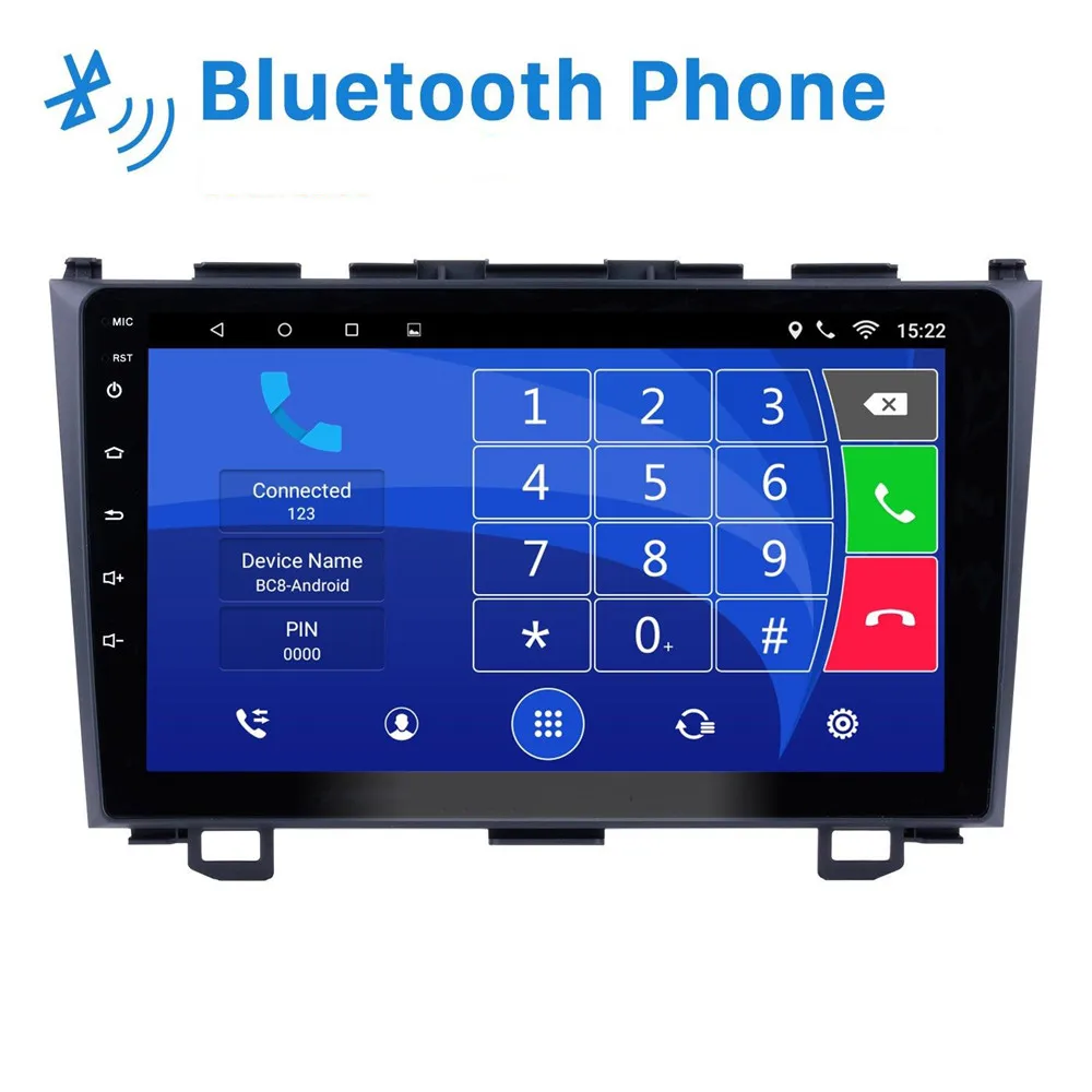 Android 9,1 " 2DIN автомобильный Радио мультимедийный плеер для Honda CRV сенсорный экран Wi-Fi Bluetooth gps навигация автомобиля стерео головное устройство