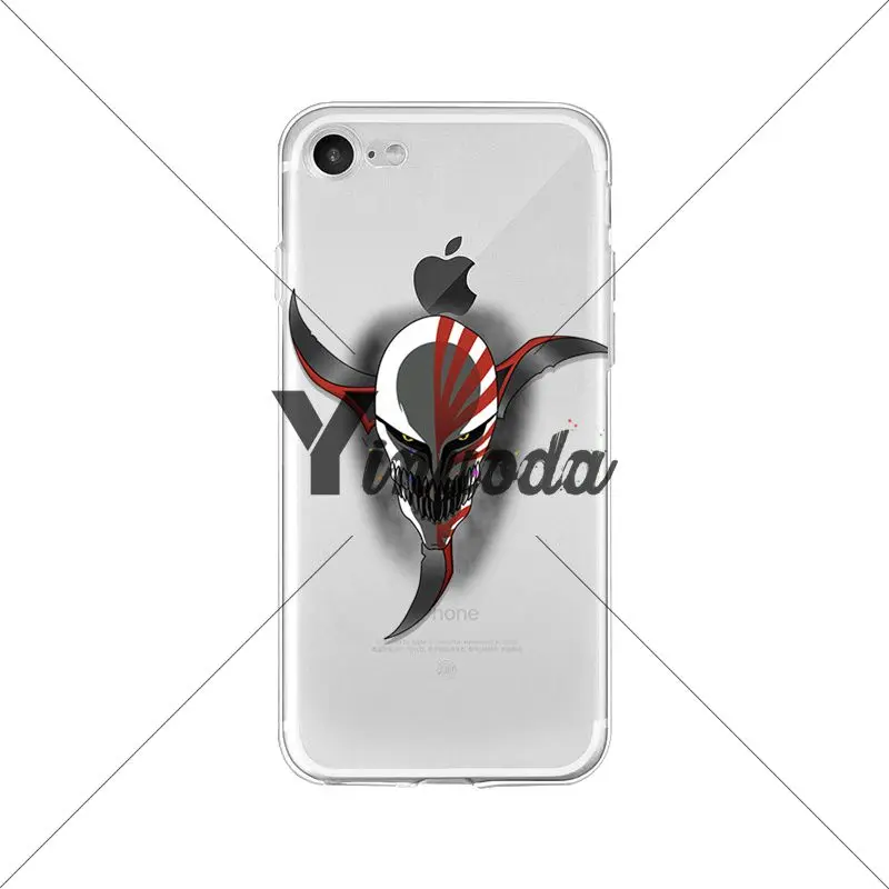 Yinuoda маска из аниме Блич Мягкий силиконовый прозрачный чехол для телефона Apple iPhone