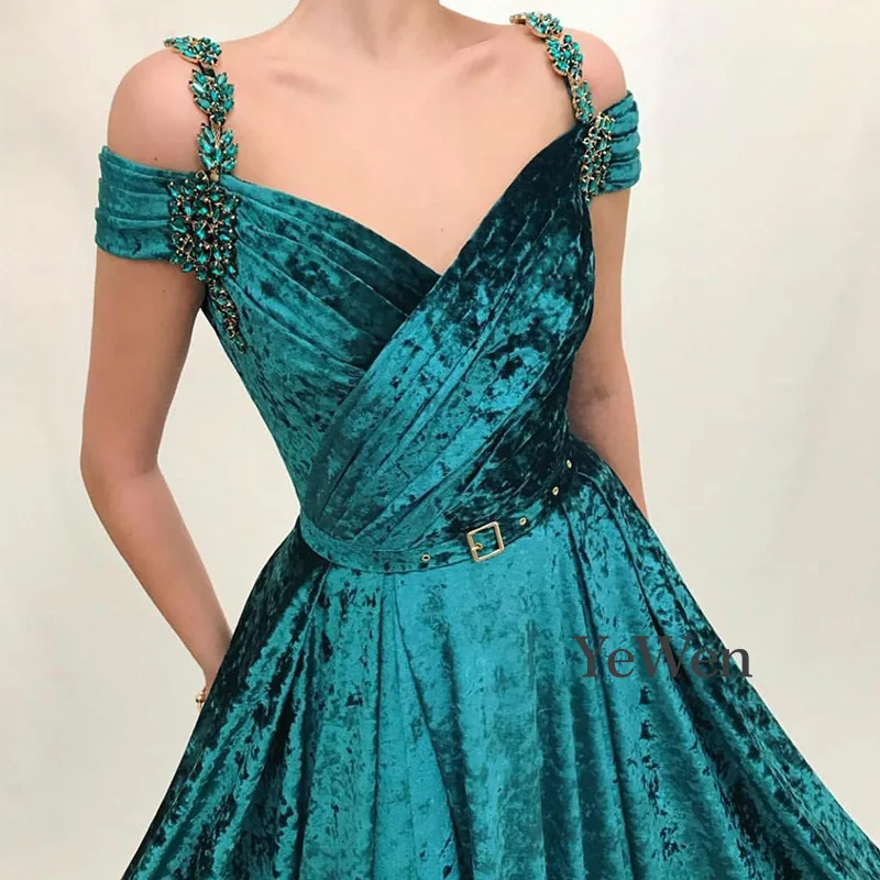 Вечернее платье с v образным вырезом Вечерние платья коротким рукавом Vestidos De Noche