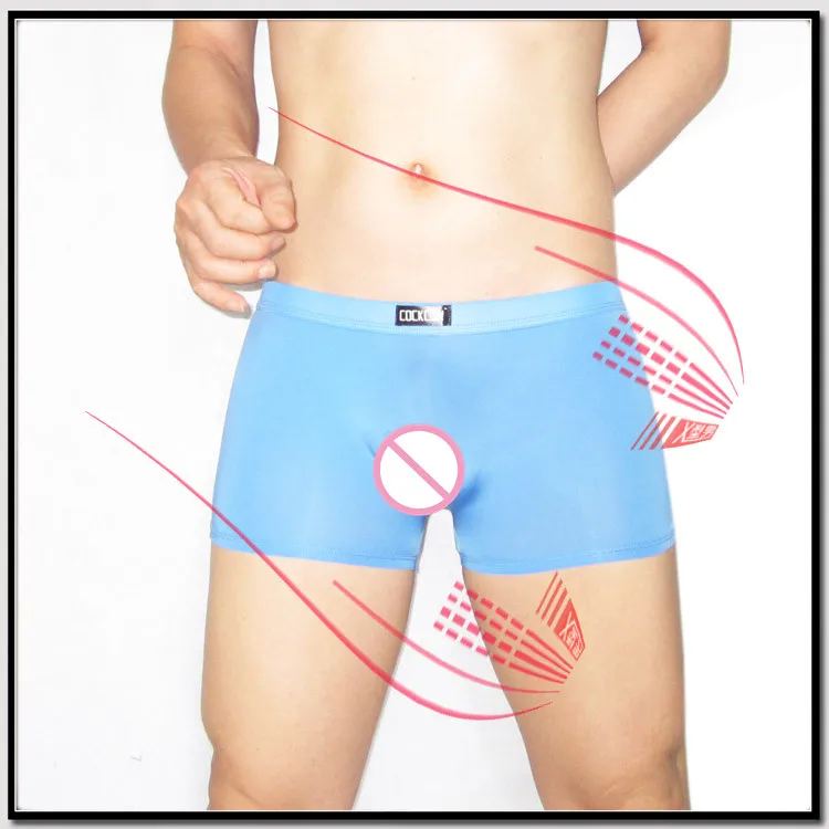 Мужской чипа трусики прозрачные ультра-тонкий мужской мешок вискоза