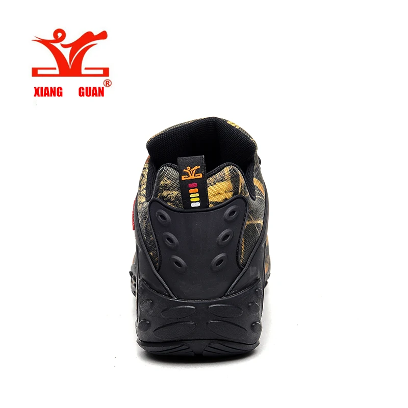 

XIANGGUAN Camo Hiking Shoes Man Waterproof Sneakers Climbing Shoe Woman Camouflage Mountain Boot Large Size euro 36-48 us 4-15