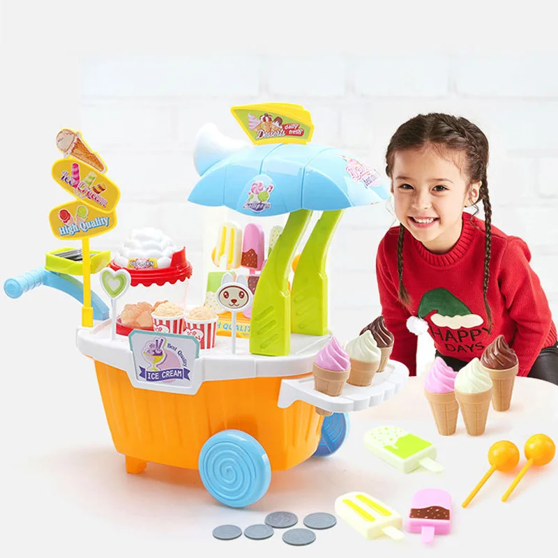 HziriP моделирование детская музыка ролевые игры игрушки мини конфеты тележка