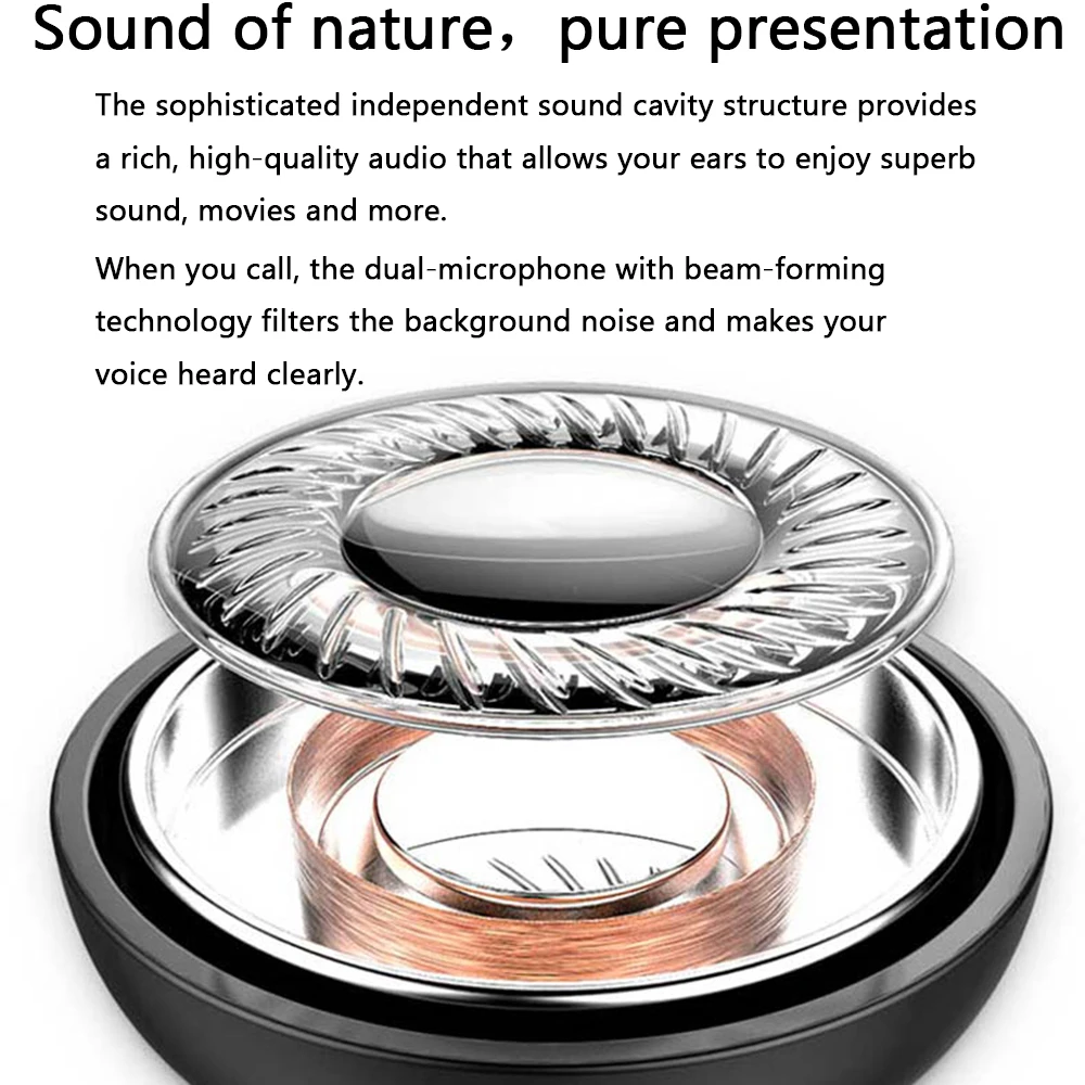 TWS наушники Bluetooth 5 0 Мини Беспроводная гарнитура с микрофоном зарядная коробка