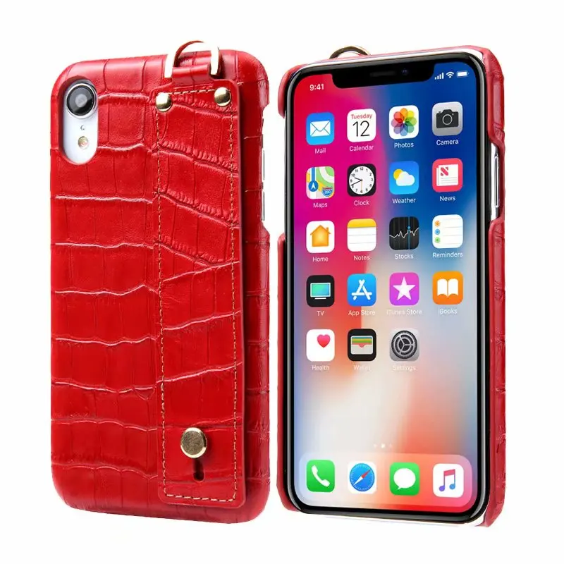 Роскошный чехол из натуральной крокодиловой кожи с узором для iPhone 6 6S 7 8 Plus