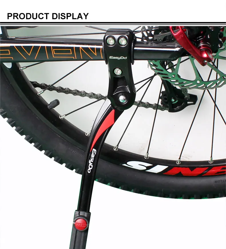 EasyDo 2"-29" MTB велосипедная подножка, парковочные стойки для горного велосипеда, Подножка для шоссейного велосипеда, боковая подставка, регулируемая 34-41 см