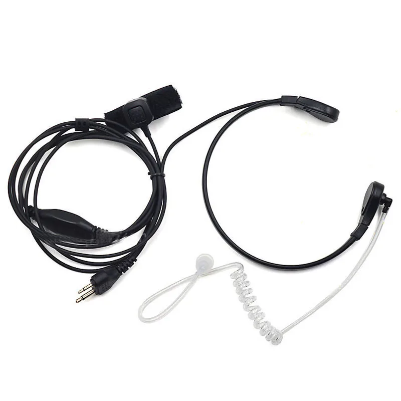 Воздушный горло трубки Динамик PTT Mic гарнитура для ICOM IC-A4 IC-A5 IC-A3 IC-A2 IC-A110 IC-V80 IC-V8 Vertex