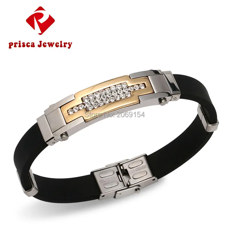 Очаровательные золотые чешские Браслеты Drill новые мужские ювелирные изделия из