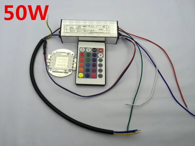 Встроенные светодиодные лампы высокой мощности RGB контроллер для прожектора