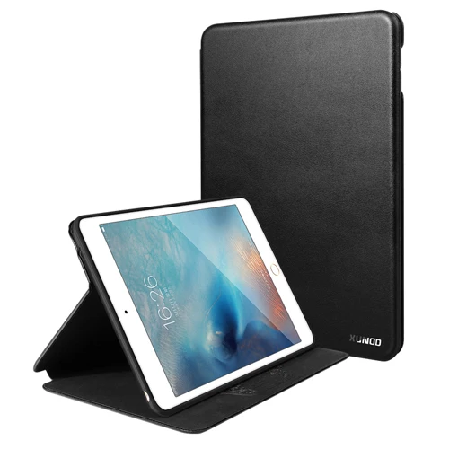Xundd из искусственной кожи чехол для iPad Mini 4 противоударный Смарт Флип Чехол для iPad Mini 4 Пробуждение сна ТПУ силиконовый полная защита - Цвет: Black