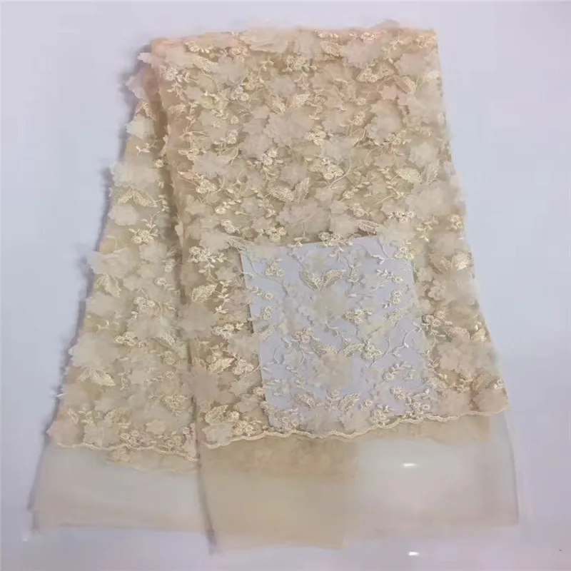 Free shipping 2017 most popular 3d lace fabric hot sale african nigerian tulle mesh for pary dresses RF416 | Дом и сад