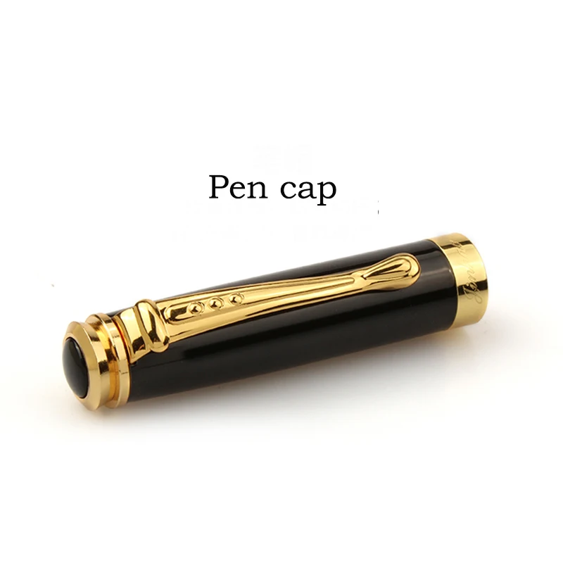 Jinhao500 черные золотые перьевые ручки с резьбой Высокое качество перо 1,0 мм чернила офисная деловая ручка подарок перо ручка индивидуальное оформление от 10 штук