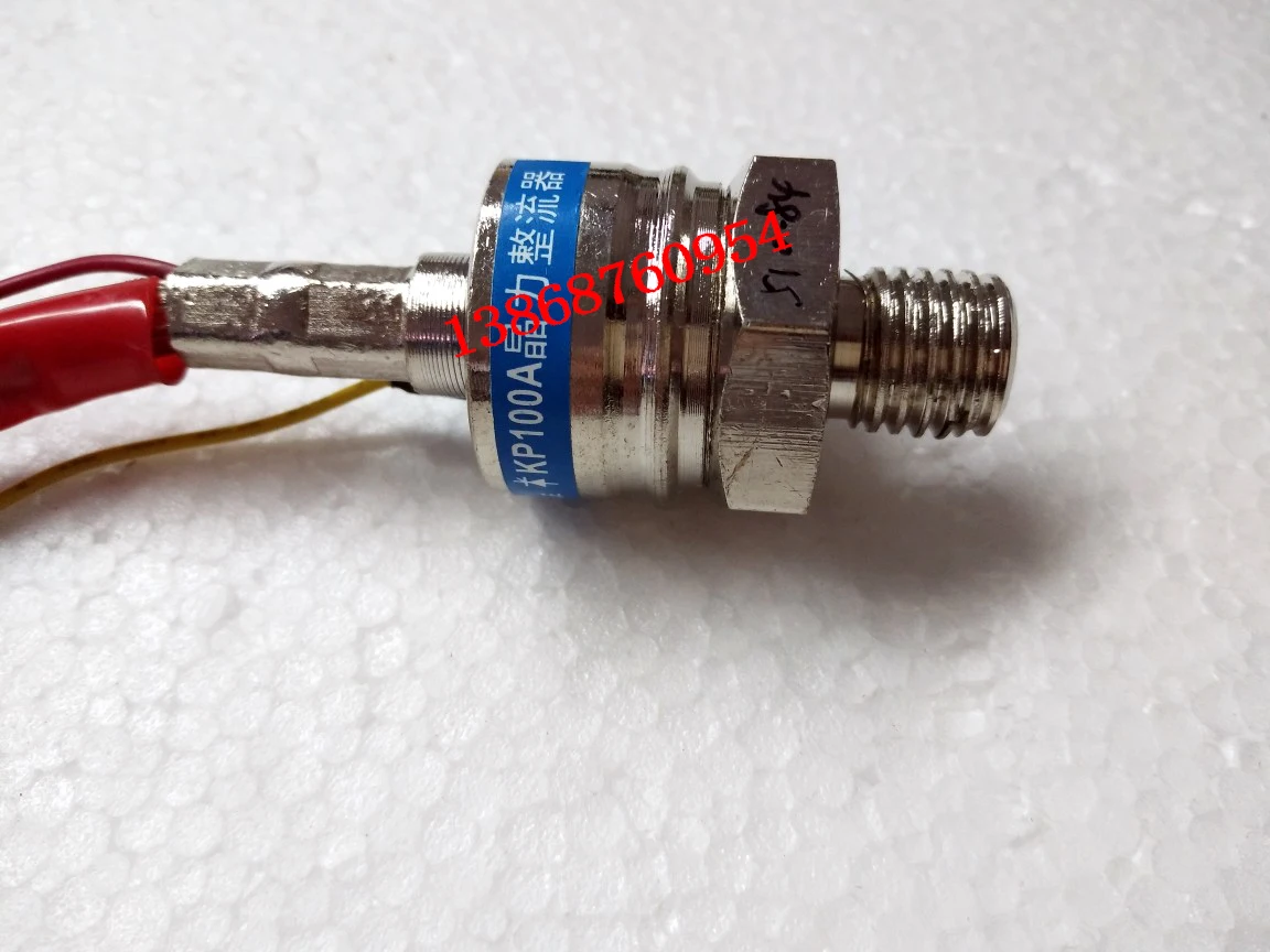 

One-way High-power Thyristor KP100A1600V Iron Head Package Pure Copper Base Screw Head 16mm