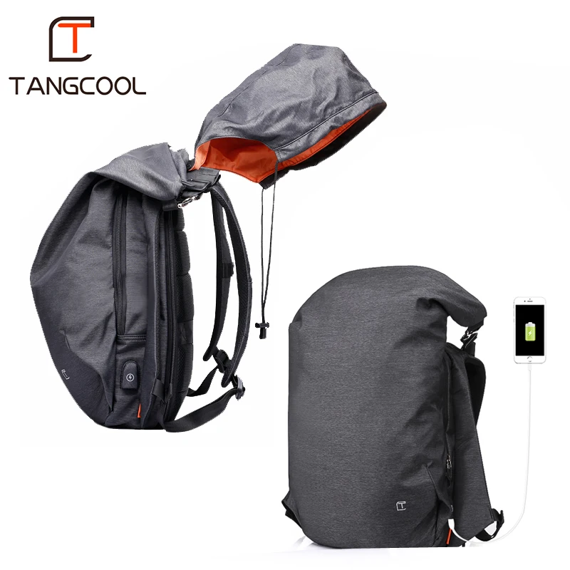 Tangcool мужской рюкзак для 15 6-дюймового ноутбука большой вместимости модный
