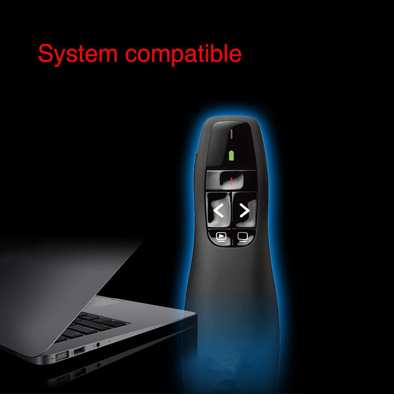 

2.4Ghz USB Wireless Presenter Red Light Pointer Remote Control for PPT Presentation UY8
