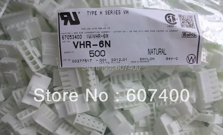 VHR-6N CONN HOUSING VH 6POS 3 96 мм белые корпуса Соединители Клеммы 100% новые и оригинальные