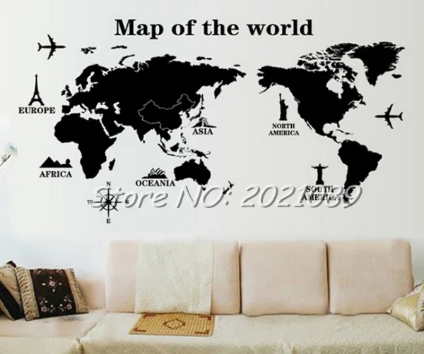 Новинка 2016 брендовая Съемная виниловая наклейка на стену с изображением