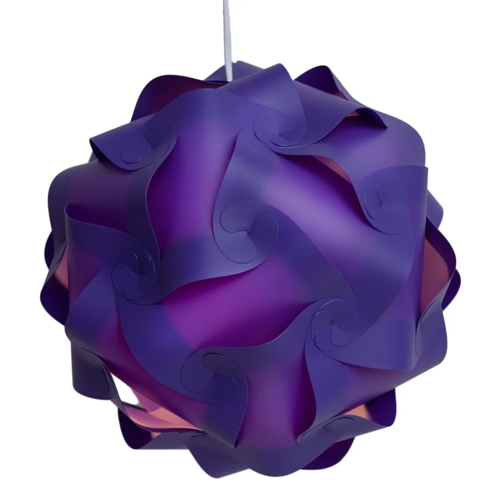 2016 новое поступление 5 цветов 28 см 30 шт. IQ Puzzle Creative Jigsaw Bar Decor Light Lamp абажур дизайн