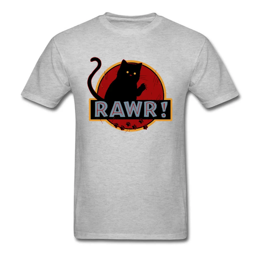 2018 футболка Rawr Cat летняя черная одежда хлопковые топы футболки с мультяшным
