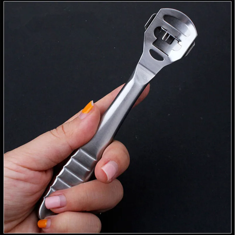 

New Stainless Steel Silver Nail Art Tools Remover Pedicure Rasp Kit Foot Hard Skin Dead Skin Scraper Foot File FS16