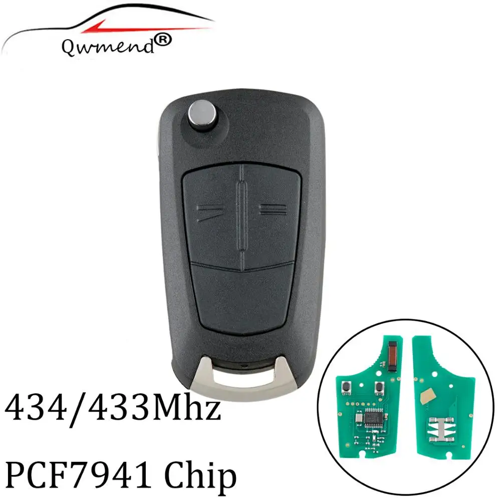 QWMEND 2 кнопочный пульт дистанционного управления модель f7941 для Opel Vauxhall Astra H 2004 2009