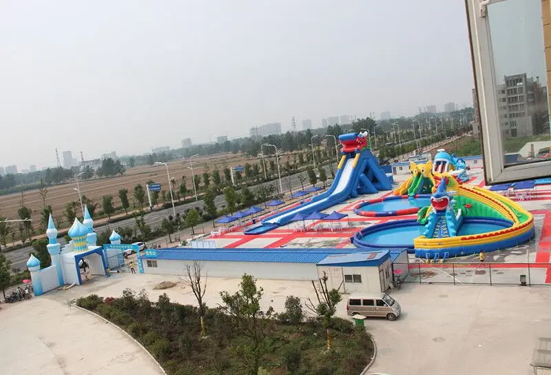 Надувная водная комбинация парк надувная горка надувной бассейн водные игры