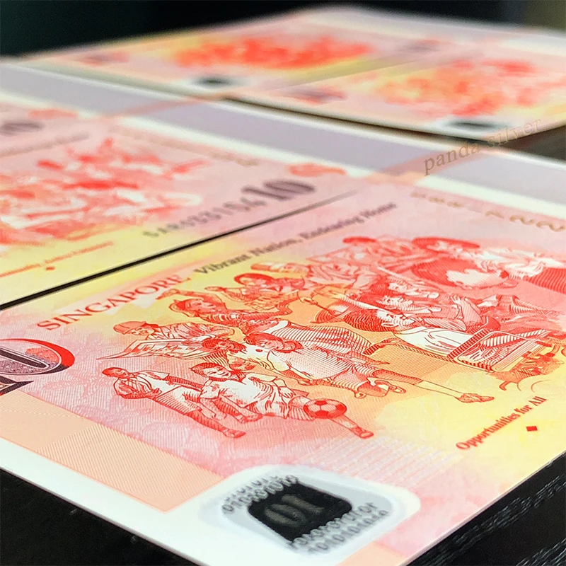 Сингапур набор 5 шт. 10 долларов 2015 SG50 полимерный памятных банкнот (полный