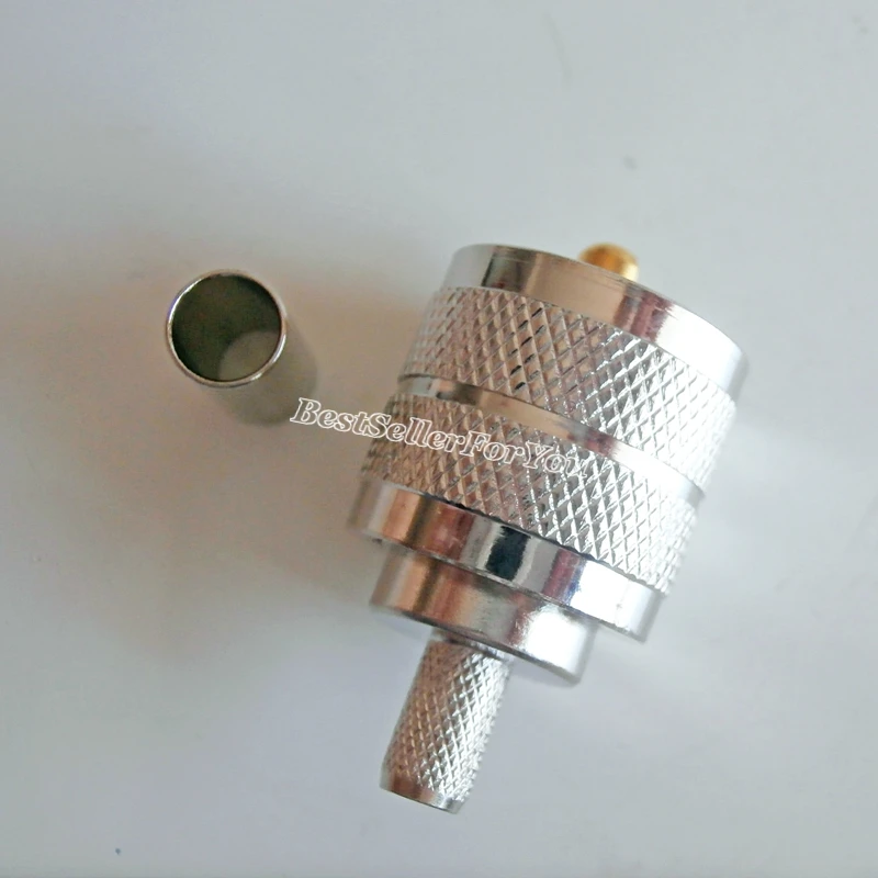 10X PL259 UHF паяльный обжим RG58 RG142 RG400 LMR195 LMR200 RF соединитель G|connector crimp|connector pl259connector male |