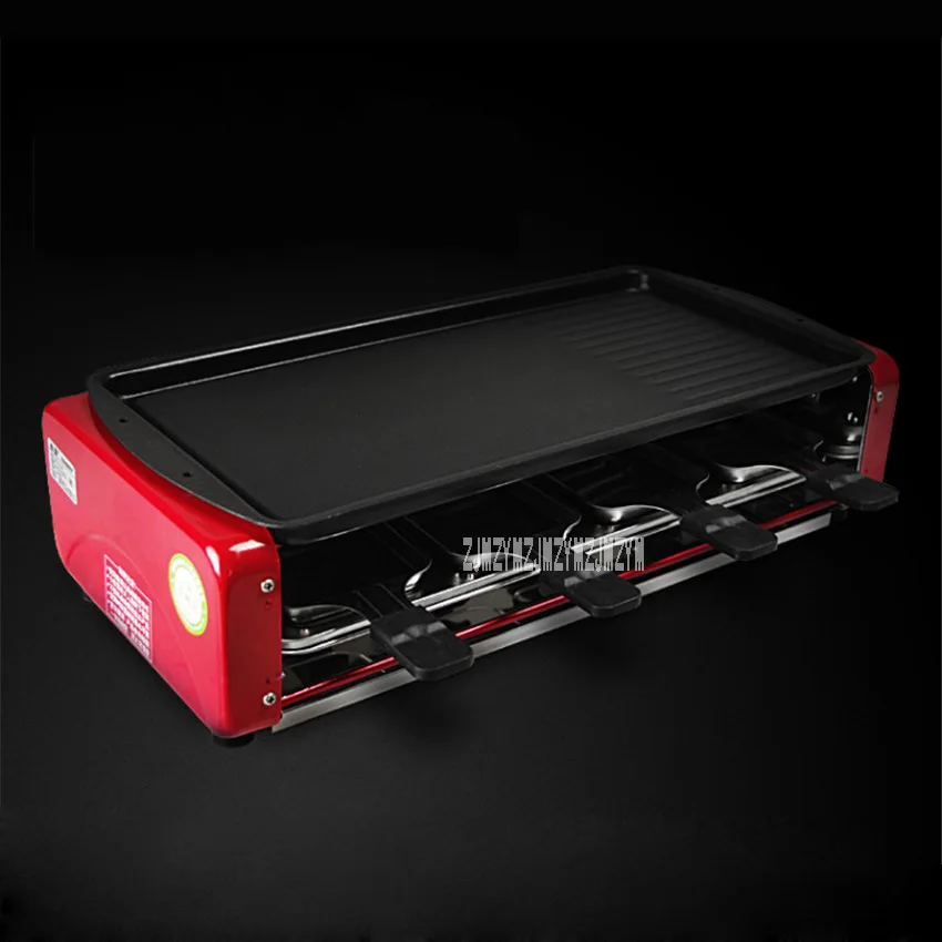 by a 1800w 220v household electric barbecue grill smokeless indoor electric grill large type barbecue stove 50hz for 3 8 people free global shipping