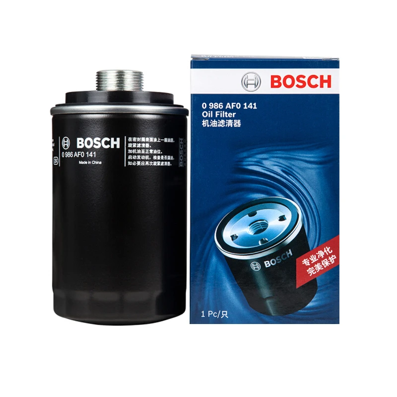 Масляный фильтр Bosch (BOSCH) 0986AF0141 V olkswagen Magotan Golf 6 Sagitar Passat Tiguan cc Audi A4L Q5 S koda Octavia Speed