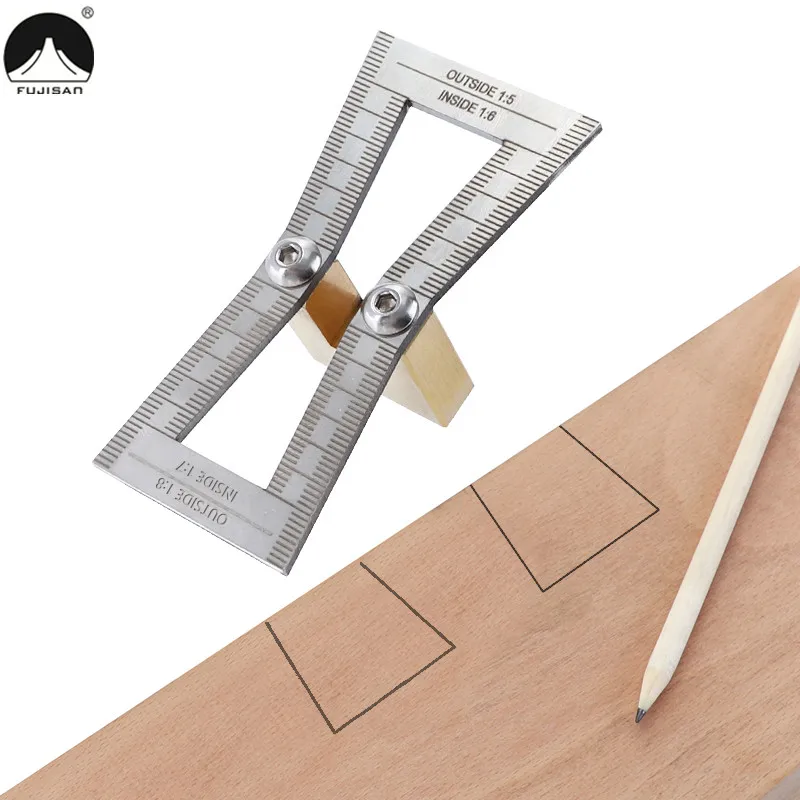 Dovetail маркер 1:5/1:6/1:7/1:8 шаблон ласточкин хвост маркировочная направляющая из