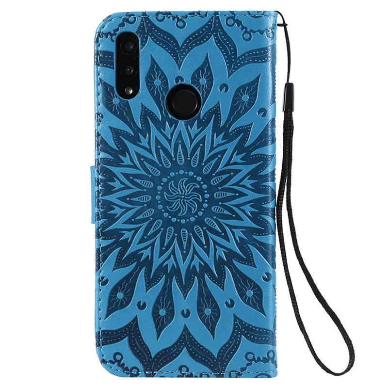 Кожаный чехол на СПС Fundas huawei Honor 10 lite чехол для Coque huawei Honor 9 lite чехол Бабочка Флип Бумажник телефон сумка оболочка