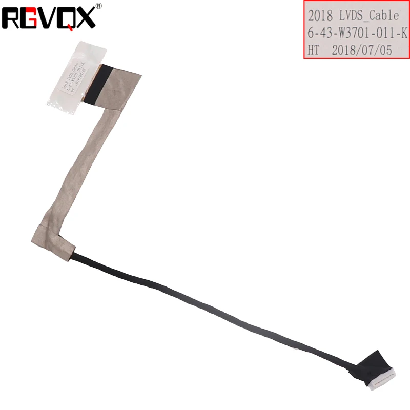 Новый ЖК кабель для ноутбука CLEVO W370ET W370 K750s K760E OEM PN:6 43 W3701 011 K|Компьютерные кабели и