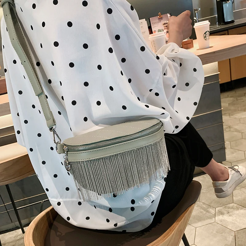 Bonsacchic 2019 поясная сумка для женщин роскошная дизайнерская с кисточками на талии