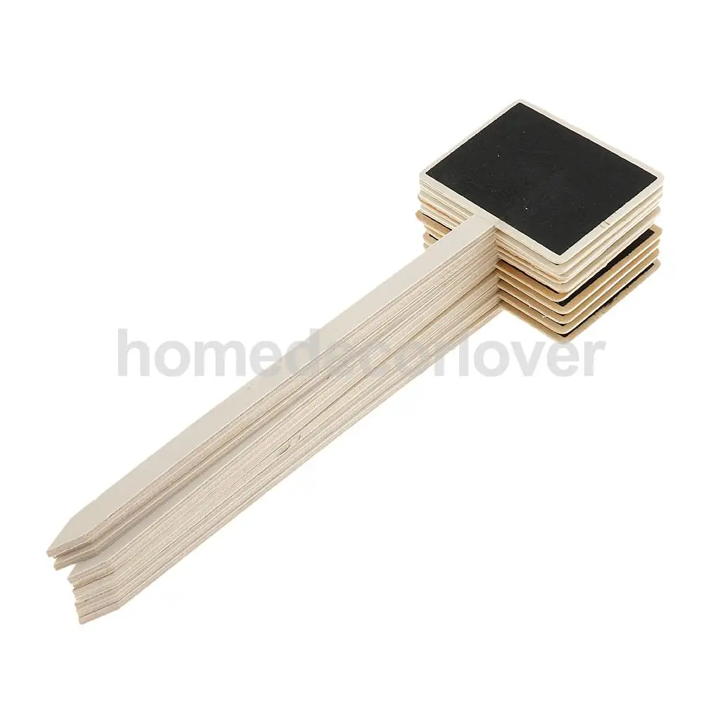 20шт деревянная черная доска вечерние Сообщения палочка|Таблички и знаки| |