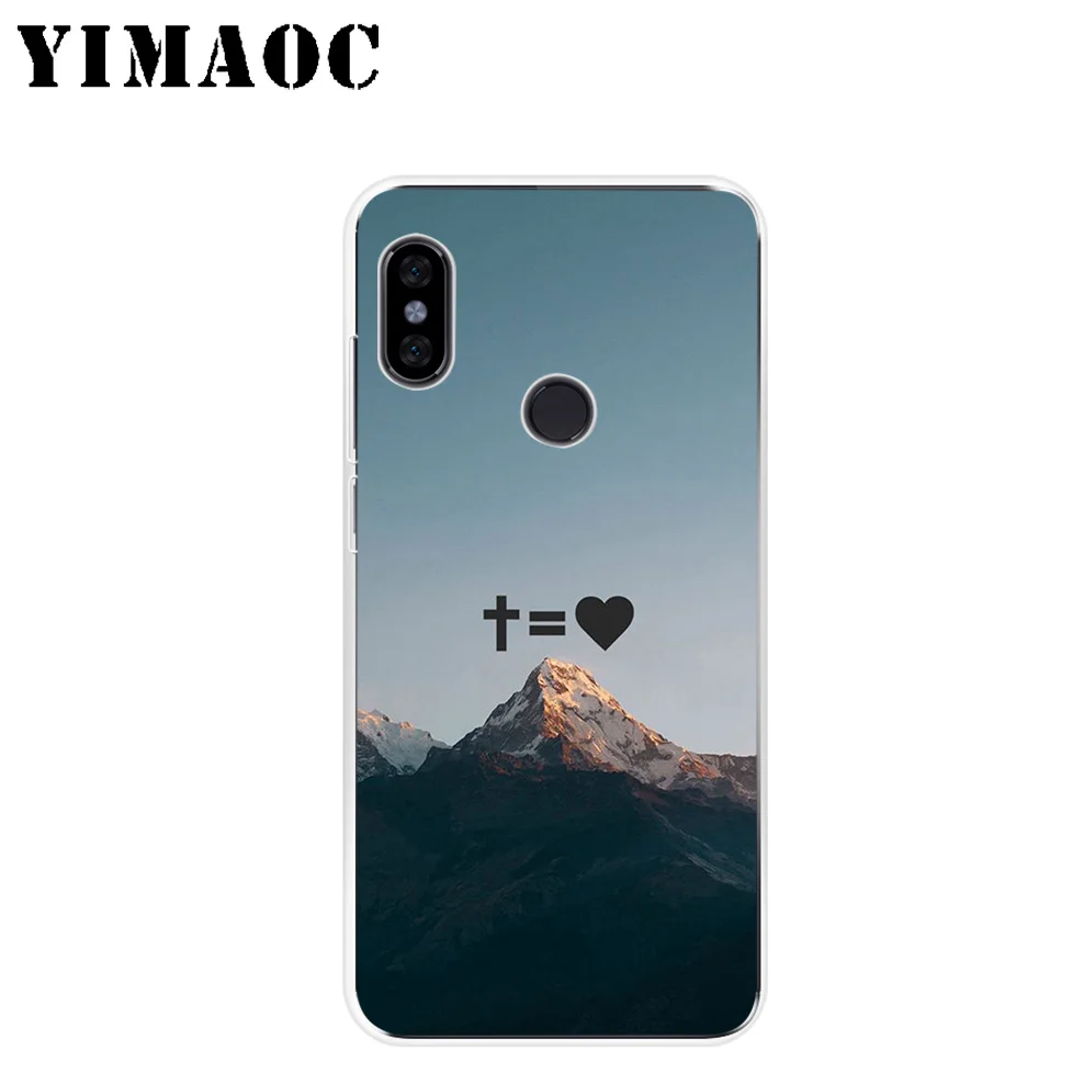 Мягкий силиконовый чехол YIMAOC Bible verse Jesus для Xiaomi Redmi 6 6A 5A 5 S2 Puls Note 8 7 4X4 4A Pro Go |