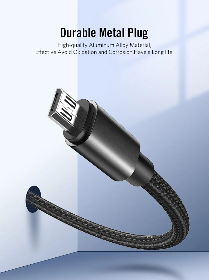 Gourde Micro USB кабель для Xiaomi Redmi Note 5 Pro Кабель зарядного устройства микро-usb для samsung S7 S6 edg Android Phone Micro шнур