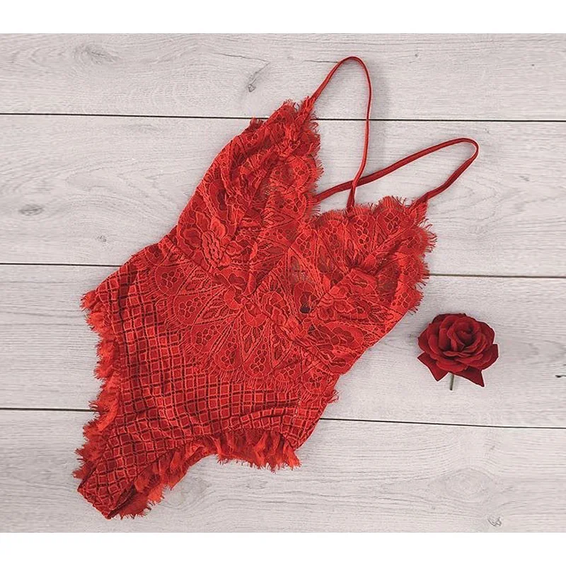 Sex Clothes Sexy Lingerie Lace Women Babydoll Hollow Perspective Underwear Erotic Nightwear Size XXL | Тематическая одежда и