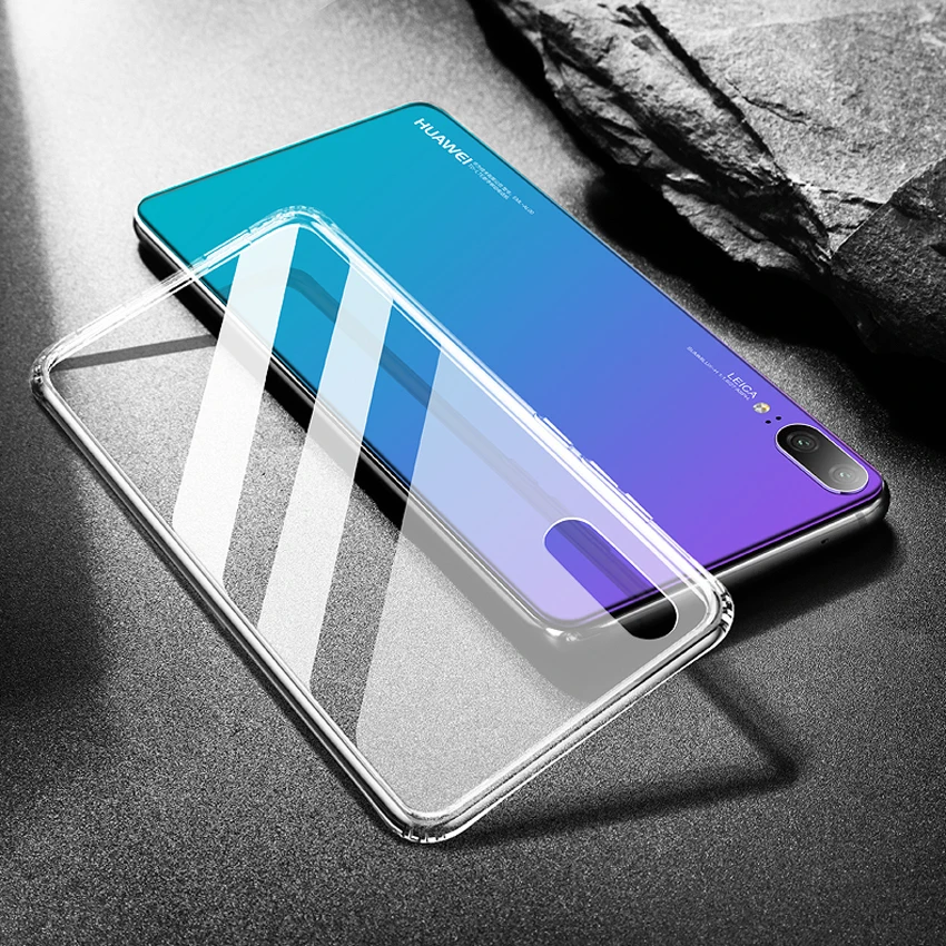 Для Huawei P30 Pro Прозрачный Ультра тонкий мягкий ТПУ чехол для задней панели из