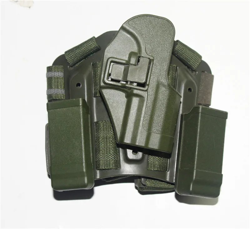 Охотничий Тактический Пистолет HK USP кобура на бедрах черный коричневый зеленый