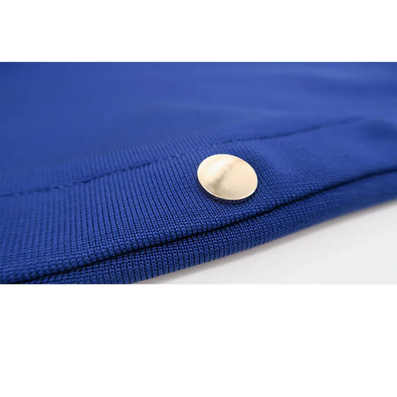 

High Quality Blue Side Open Fork Rayon Bandage Jumpsuit Cocktail Party Straight Jumpsuit