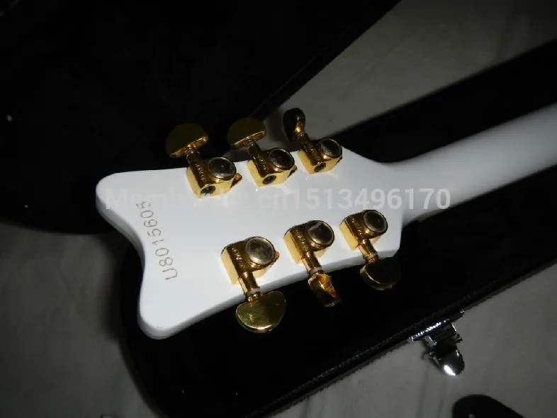 Фабрика белого Gretsch Сокол 6120 Полу полый Средства ухода за кожей корейские тюнеры