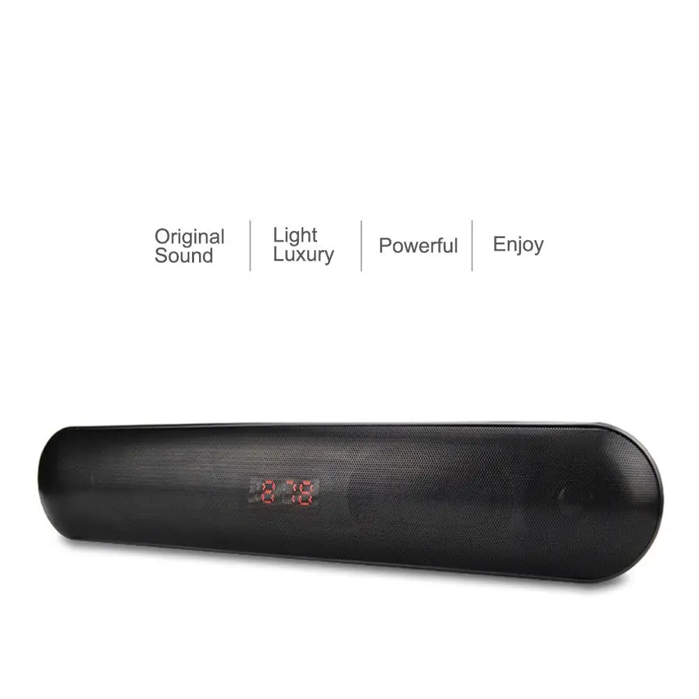 Саундбар HIFI простой Портативный Беспроводной Bluetooth Динамик аудио стерео Hands Free TF