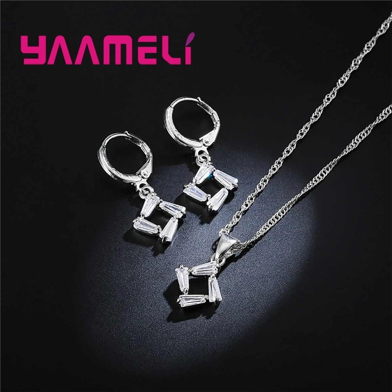 Женский ювелирный комплект из колье и серёг серебра 925 пробы|jewelry sets|jewelry sets for