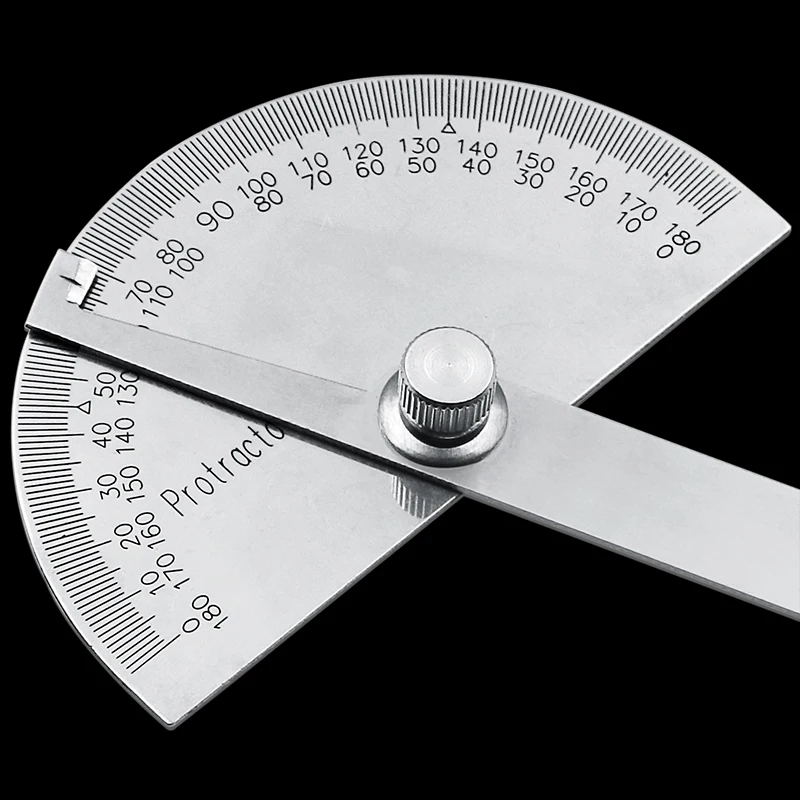 Нержавеющая сталь с круглым носком 14 5 см 180 градусов транспортир Angle Finder
