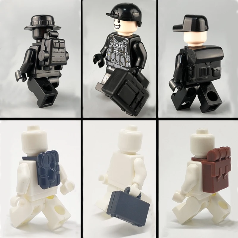 WW2 военные Запчасти блок SWAT Книги об оружии аксессуары строительные блоки