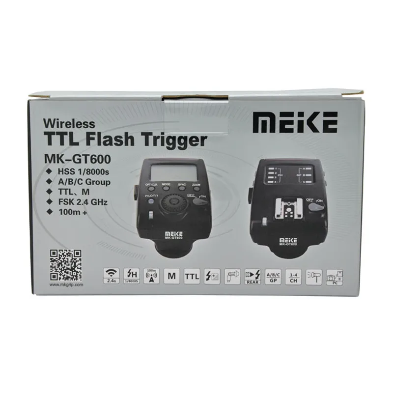 Многофункциональный ручной триггер Meike для Canon вспышки MK GT600 с поддержкой ETTL и HSS