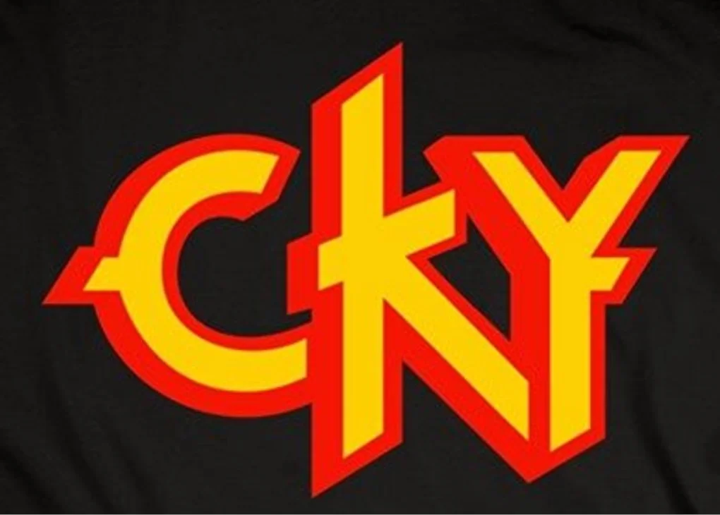 Мужская футболка с логотипом Cky черная высшего качества из хлопка повседневные