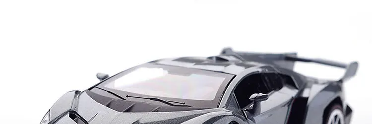 1/32 ядовитая модель спортивного автомобиля, литая под давлением, имитация металлического сплава, оттягивающие назад транспортные средства, автомобильные огни, игрушки для детей, подарки для детей