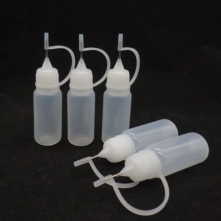1pcs 10ml plastic PE eliquid ejuice bottle Electronic cigarette empty vape dropper filling needle tip bottle