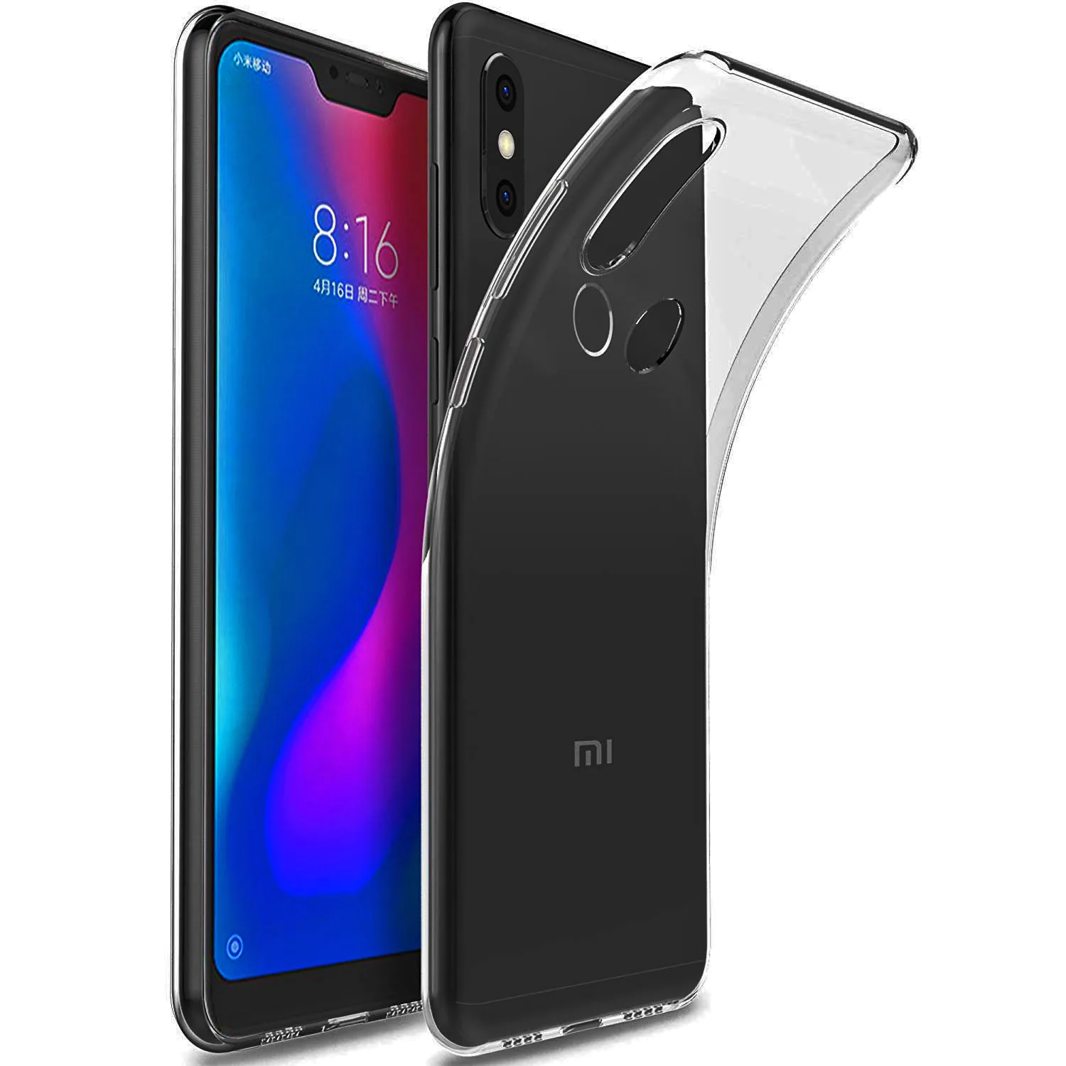 Для Xiaomi Mi A2 Lite /Redmi 6 Pro Чехол тонкий прозрачный чехол гелевый ТПУ силиконовый